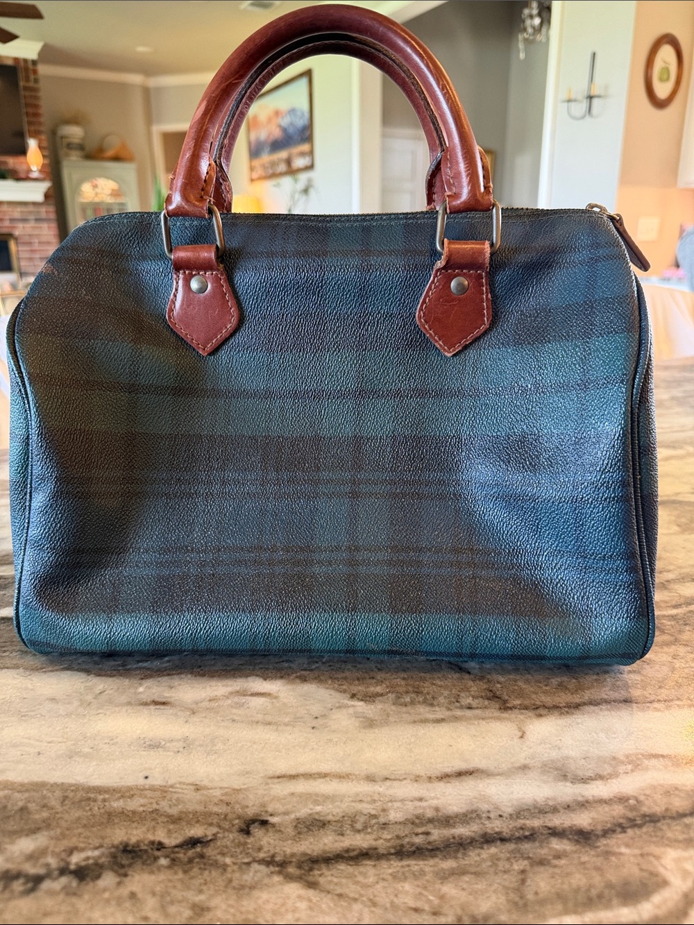 Polo by Ralph Lauren Boston Bag Tote with Brown Leather Trim- STUNNING - Picture 4 of 11